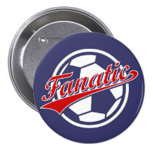 Fanático del fútbol pins