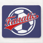 Fanático del fútbol tapete de raton
