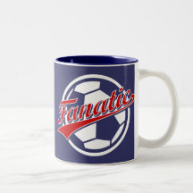 Fanático del fútbol tazas de café