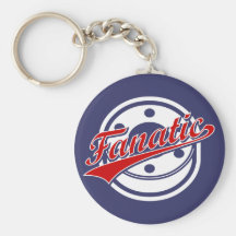 Fanático del hockey llavero personalizado
