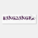 FANGBANGER ETIQUETA DE PARACHOQUE