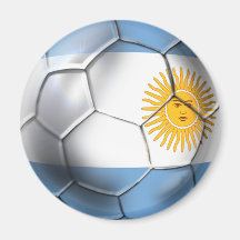 Fans de deportes del balón de fútbol de la Argenti Imán De Frigorifico