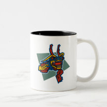 Fantasía 11 del dragón taza de café
