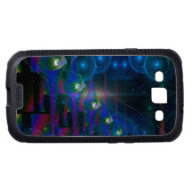 Fantasía abstracta de las puertas de la ciencia fi galaxy SIII cárcasas