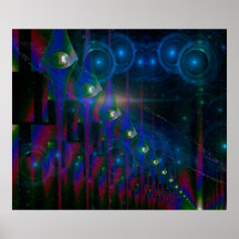 Fantasía abstracta de las puertas de la ciencia fi impresiones