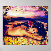 Fantasía (Ariadne) por el poster del iris de Lisa
