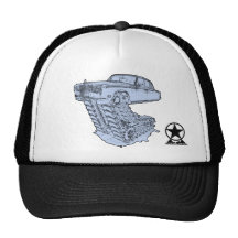 Fantasía azul Rolls Royce Gorras