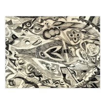 Fantasía B&W Postal