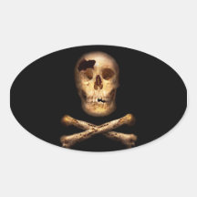 Fantasía - bandera de pirata - soy pirata poderoso etiqueta