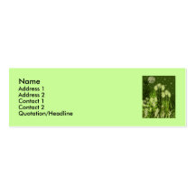Fantasía de Columbine Plantillas De Tarjetas Personales