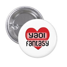 Fantasía de Yaoi - botón Pin