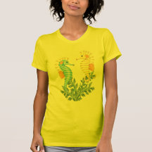 Fantasía del Seahorse Camisetas