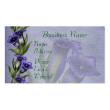 Fantasía floral tarjeta personal
