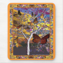 Fantasía Mousepad de la mariposa de Dragoncats