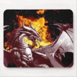 Fantasía Mousepad mítico del dragón del fuego