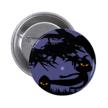 Fantasmas y botón de la piedra sepulcral pins