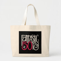 Fantástico en el bolso de 50 blancos bolsas lienzo