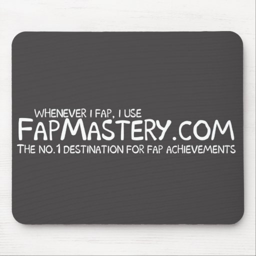 FapMastery.com Mousepad Alfombrillas De Raton