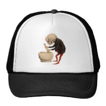 Farmacia esquelética gorro de camionero