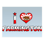 Farmington, CA Tarjeta Postal