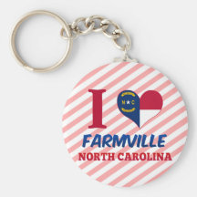 Farmville, Carolina del Norte Llaveros Personalizados