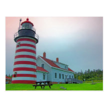 Faro 28 de Maine Tarjetas Postales