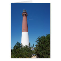 Faro "Barney viejo " de Barnegat Felicitaciones