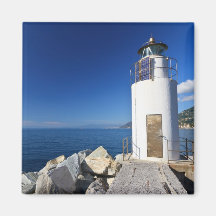 faro, Camogli, Italia Iman De Frigorífico