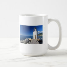 faro, Camogli, Italia Taza