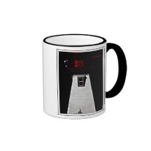 Faro con el cuervo, puerto Alberni, Calamityjan Taza De Café