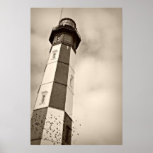 faro de la sepia impresiones