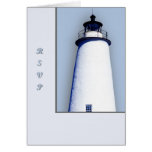 Faro de Ocracoke Tarjetón