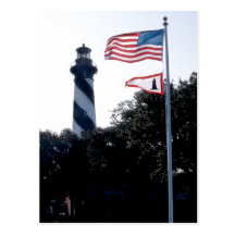 Faro de St Augustine Tarjeta Postal