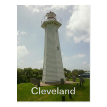 Faro del punto de Cleveland Tarjeta Postal