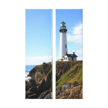 Faro del punto de la paloma impresiones en lienzo estiradas