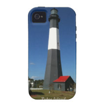Faro en la isla de Tybee iPhone 4/4S Carcasa