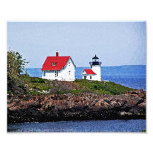 Faro en Maine Fotografía