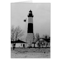 Faro grande del punto del Sable Tarjetas