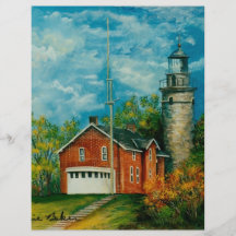 Faro Musium 1997 de Fairport Tarjetas Publicitarias