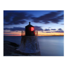Faro Newport Rhode Island de la colina del castill Postales