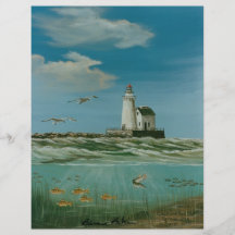 Faro principal 1998 de Cleveland Tarjeta Publicitaria