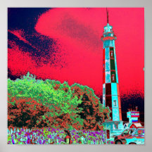 Faro psicodélico poster