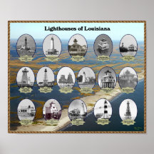 Faros de Luisiana Impresiones