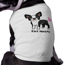 Fart la máquina (el terrier de Boston) Camiseta De Perro