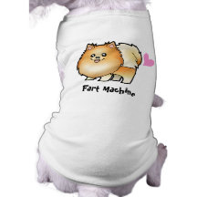 Fart la máquina (pomeranian) ropa de mascota