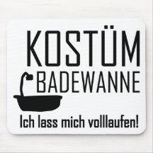 Faschings Kostüm Badewann - volllaufen Tapetes De Ratón
