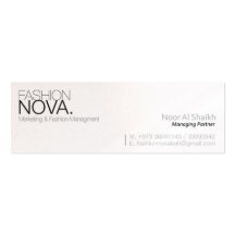 FashionNove B.C F-N Plantillas De Tarjeta De Negocio