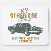 Fastback 1965 del mustango de Ford Alfombrillas De Ratones