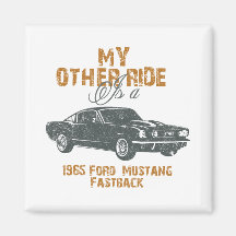 Fastback 1965 del mustango de Ford Imán De Frigorífico