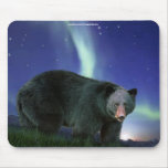 Fauna-ayuda Mousepad del arte del oso negro y de l
